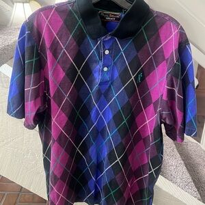 Payne Stewart legacy vintage argyle golf polo